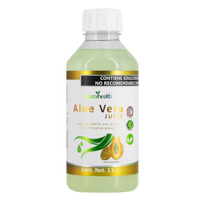 Aloe Vera Juice Naranja-Papaya | Concentrado de pulpa de aloe vera