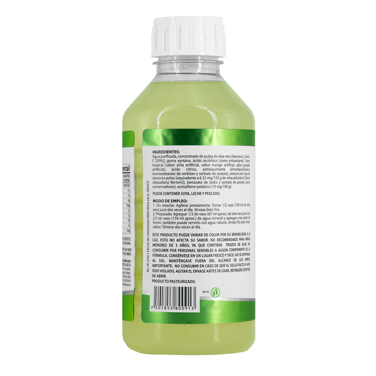 Aloe Vera Juice Tropical | Concentrado de pulpa de aloe vera