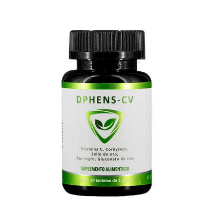 Dphens-CV | Vitamina C, Cordyceps, Ajo Negro