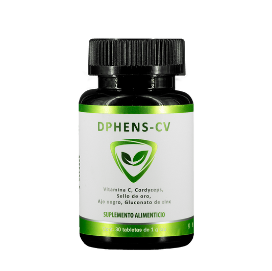 Dphens-CV | Vitamina C, Cordyceps, Ajo Negro