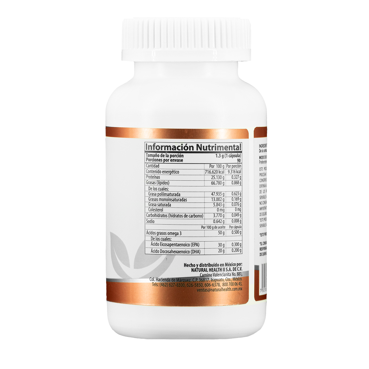 Aceite de Salmón Noruego | EPA 300 mg y DHA 200 mg